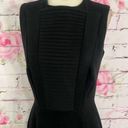 Kimberly  Ovitz black panel front wool sleeveless sheath dress Photo 8