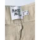 Princess Polly  Women's High-rise Wide Leg Cropped Khaki Pants Jeans Tan Size 4 Photo 1