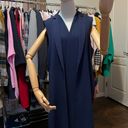 BCBG MAXAZRIA Tasha Sleeveless Long Vest Blue Navy xl Photo 9