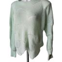 FATE. Cropped Cut Out Drop Bishop Sleeve Scalloped Hem Sweater, Sz S Photo 8