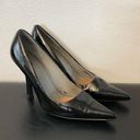 BP . Leather lacquered black women's stiletto heels Photo 0
