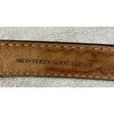 Ladies Western‎ Cowgirl Tooled Brown Leather Patsy Belt Size 30” Photo 4