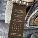 White House | Black Market  Women's Jeans Blue Denim Straight Low Rise, Sz 4 Photo 12