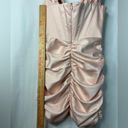 House Of CB  Coraline Blush Pink Corset Dress Size Medium Satin Photo 8