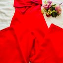 Bloomingdales Red Bow Tie Jumpsuit  Photo 2