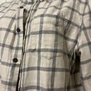 AG Adriano Goldschmied Adriano Goldschmied Grey & White Flannel Style Shirt Photo 1