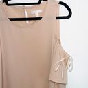 LC Lauren Conrad Blush Pink Tie Cold Shoulder Mini Shift Dress Photo 2