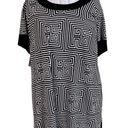 Tiana B NWT Modern Geometric Greek Style Pattern Swing Dress 22W Photo 0