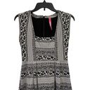 Tracy Reese Plenty By  Women’s XS Dress Pleated Fit Flare Black White Photo 2