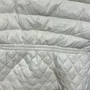 Talbots Quilted Goose Down Puffer Vest Ivory Womens Sz M Photo 4