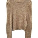 Harper  Puff Sleeve Marled Knit Chunky High Neck Sweater Photo 0