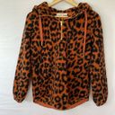 Loft  Cheetah Print 1/4 Zip Up Hoodie XS Photo 0