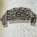 Vintage Havana  Waffle Knit in Faded Camouflaged sweater crew neck size Small Photo 7