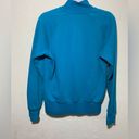 Nike  Sweater Women  Turquoise 1/2 Zip Pullover High Neck Sweatshirt Photo 4