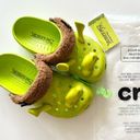 Crocs  Limited Edition Dreamworks Shrek Green Classic Slip In Clogs Size 7 Photo 1