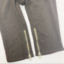 n:philanthropy  Cotton French Terry Ankle Zip Jogger Sweatpants: Olive Green Photo 7