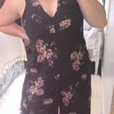 Somedays Lovin  size medium black floral boho pantsuit jumper Photo 2