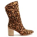 Beast Fashion Beast Leopard Print Suede High Top Western Boot Photo 1