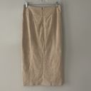 Vince   Suede Leather Faux Wrap Midi in Marzipan Beige Size 6 Photo 9