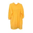 Young Fabulous and Broke Young Fabulous Broke YFB Shirt Dress Orange Oversized Slouchy Crinkle Cotton XS Photo 1