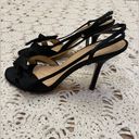 Kate Spade strappy heels black satin size 7.5 Photo 5