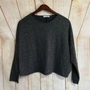 ZARA  Black Metallic Cozy Comfy Medium Sweater Photo 0