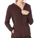 UGG  Clara Purple Zip Up Hoodie Sweatshirt w/ Ribbed Sides Photo 9