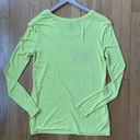 BCBGMAXAZRIA Emi Longsleeve Top Chartreuse XS Photo 1