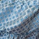Hill House Home Ellie Nap Dress Size XXL Metallic Blue Snowflake Brocade Photo 2