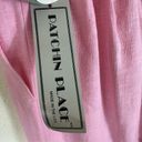 American Vintage Vintage Patchin Place NWT Pink Woven Pleated Midi Skirt Made In USA Size 14 Photo 7