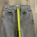 RE/DONE High Rise Stove Pipe Denim Jeans Washed Chocolate 27 Photo 3