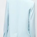 ZARA Sky Blue Flowy Blazer Photo 6