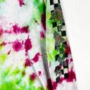 Vans  Size XL Top Watermelon Van Tie Dye Handmade Pink Green Long Sleeve 1466 Photo 4