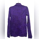 Athleta  Flurry Elemental Turtleneck Size Small Purple Black Long Sleeve Layering Photo 2