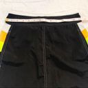 Forever 21 Vintage Y2K Black Neon Stripe Parachute Mini Skirt Photo 3