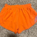 Lululemon Neon Orange Shorts Photo 1