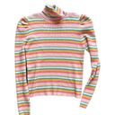 &merci &Merci Pastel Mock Neck Fitted Sweater Photo 0