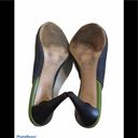 Tod's  Fabric & Leather Peep Toe Slingback Sandals Photo 7