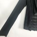 Alfani  Women's Black Open Front Cardigan Size Small Photo 4