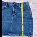 Topshop  Denim Mini Skirt sz 4 Photo 5