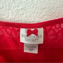 Victoria's Secret Victoria’s Secret Y2K Lace Strappy Sheer Tank Lingerie Red Babydoll size small Photo 3