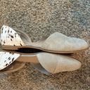 Toms  Leather & Cow Hair Pointy Toe Flats Photo 5