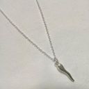 Monet   silver tone chili pepper pendant necklace Photo 4