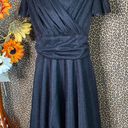 Unique Vintage MAGNOLIA PLACE Black Sparkly PLUS SIZE Flutter Sleeve Dress NWT | 2XL | Photo 0