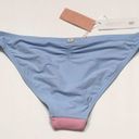 PilyQ New.  pink and blue color block full bottoms.  Medium Photo 5