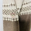 The Row Embassy Petites Fair Isle Sweater Warm Neutral Wool Angora Turtleneck Sz PS Photo 4