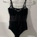 White Fox Boutique Black Sheer Bodysuit S Photo 1