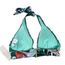 Anne cole  Women's Zesty Tropical Printed Ring Halter Bikini SET Size M/L NWT Photo 5