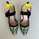 Fendi  85mm FF Embellished Slingback High-Heel Pumps Photo 3