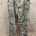 Vintage Military Issued Digital Camo Print Utility Cargo Jogger Pants Large L Green Photo 0